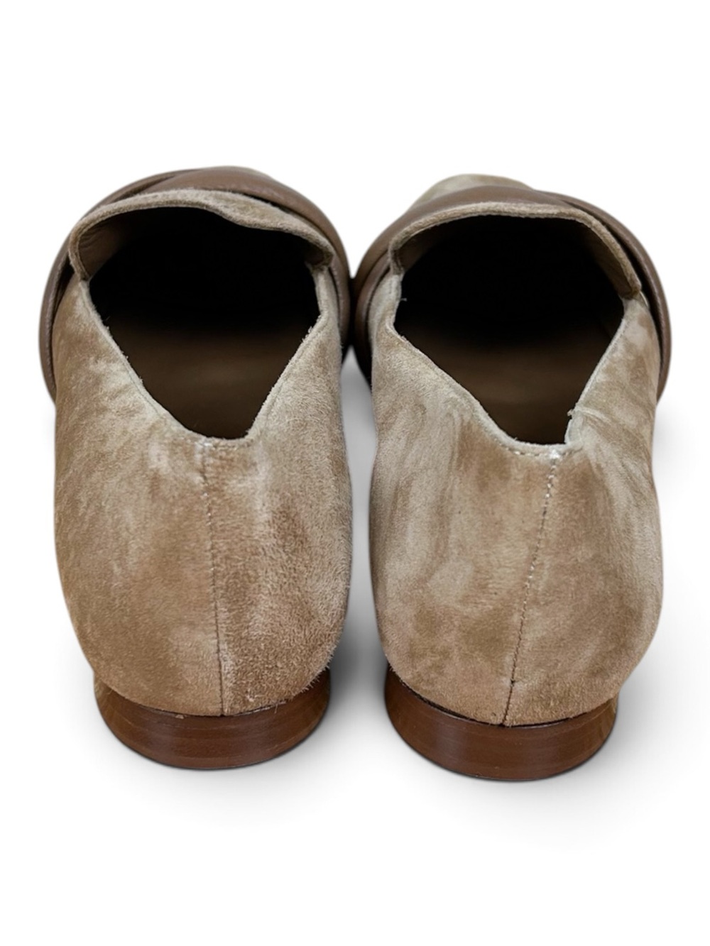 M Gemi Brenda Suede Loafers in Tan - Picture 6 of 7